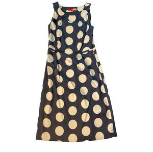 Boden 4R Silk Polka Dot Dress
